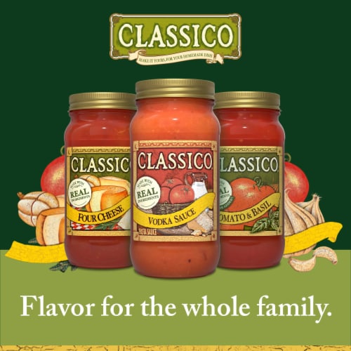 Classico Vodka Sauce Spaghetti Pasta Sauce Perspective: top