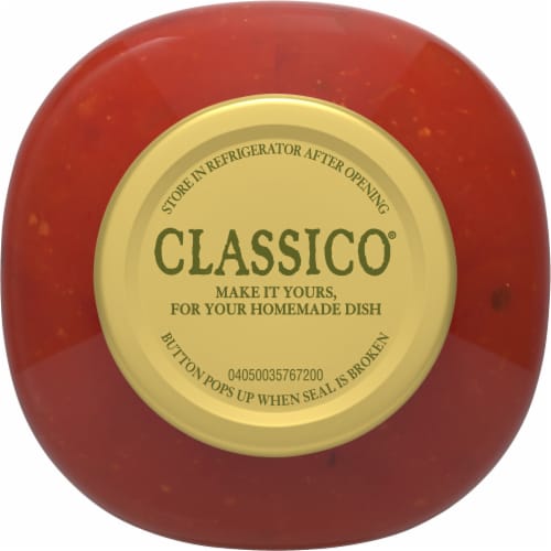 Classico Four Cheese Pasta Sauce Perspective: top