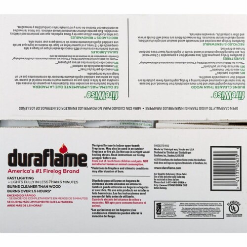 Duraflame Fire Starter Logs Perspective: top