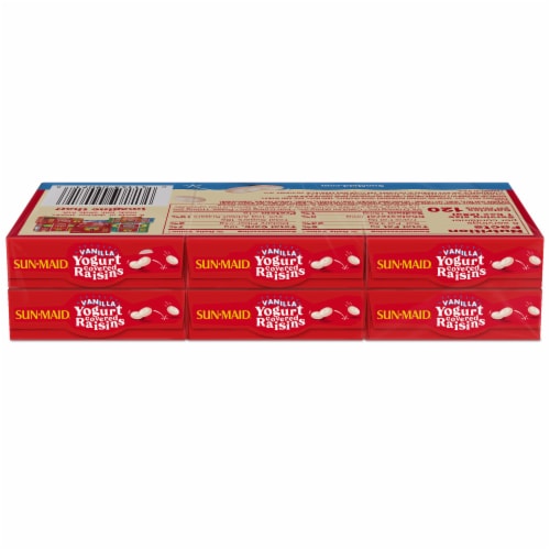 Sun-Maid® Vanilla Yogurt Covered Raisins Perspective: top