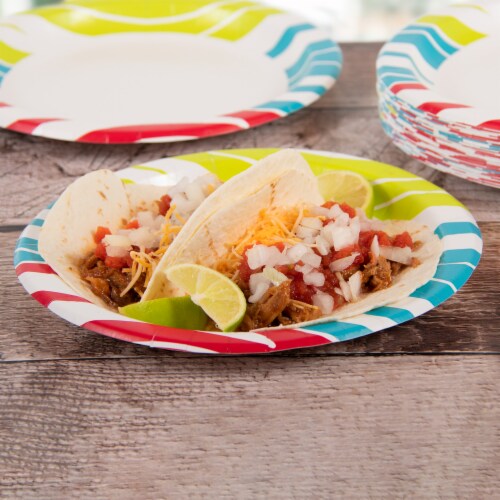 Solo® Heavy Duty Paper Plates Perspective: top