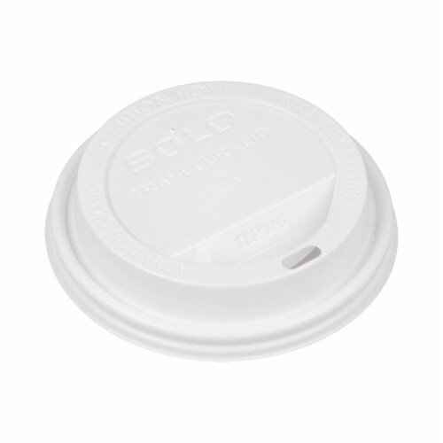 Solo® Traveler Cappuccino Style Dome Lids Perspective: top
