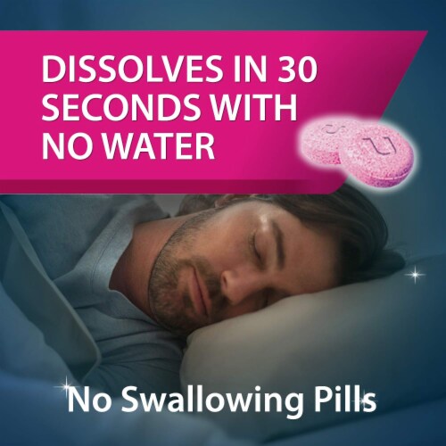 Unisom Diphenhydramine 25 mg Cherry Nighttime SleepAid Tablets, 24 ct QFC