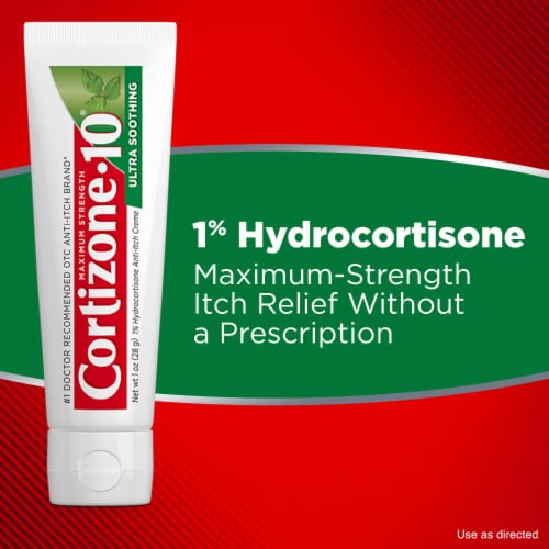 Cortizone 10 Maximum Strength Ultra Soothing Anti-Itch Cream 1% Hydrocortisone Perspective: top
