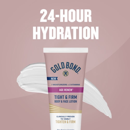 Gold Bond Age Renew Tight & Firm Body & Face Lotion for Aging Dry Skin Perspective: top