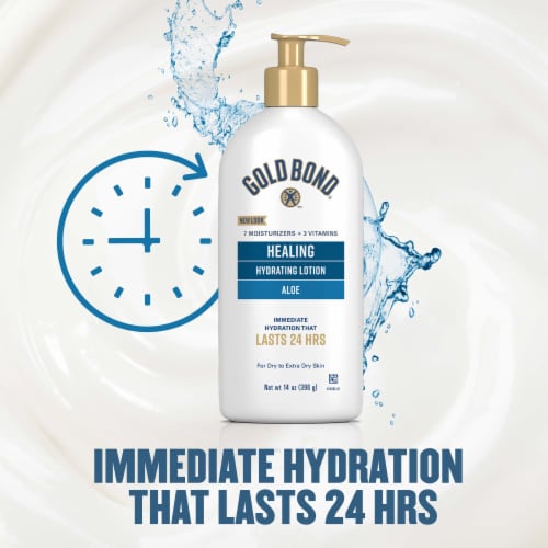 Gold Bond Healing Hydrating Lotion With Aloe Perspective: top