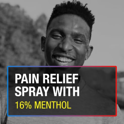 Icy Hot Original Pain Relief Menthol Spray Perspective: top