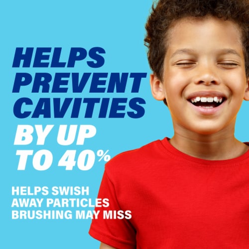 ACT Anticavity Fluoride Mouthwash for Kids Sugar & Alcohol Free Pineapple Punch Flavor Perspective: top
