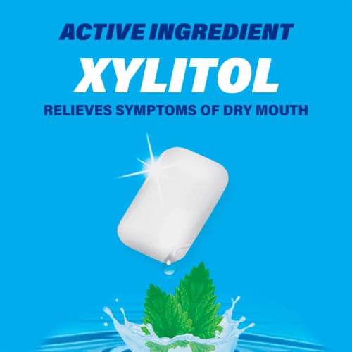ACT Dry Mouth Soothing Mint Moisturizing Gum Perspective: top