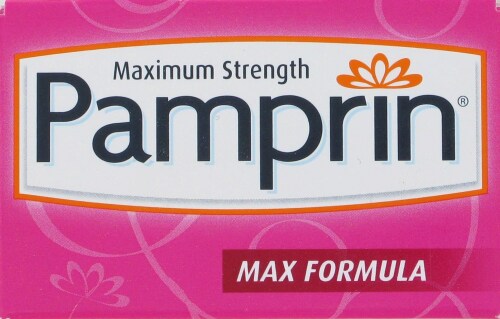 Pamprin Maximum Strength Caplets Perspective: top