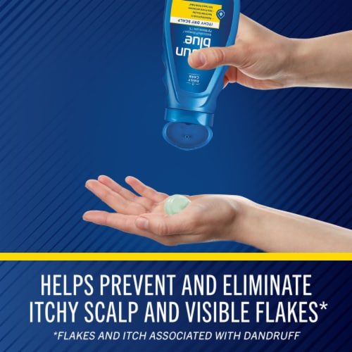 Selsun Blue Itchy Dry Scalp Dandruff Shampoo Perspective: top