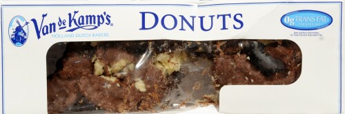 Van de Kamp's® Chocolate Enrobed Old Fashioned Donuts Perspective: top