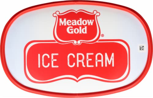 Meadow Gold Turtle Tracks Ice Cream Tub Perspective: top