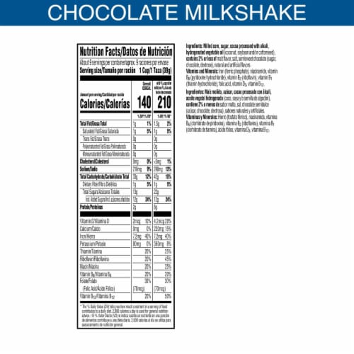 Kellogg's® Frosted Flakes Chocolate Milkshake Cereal Perspective: top