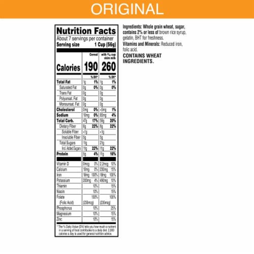 Kellogg's® Frosted Mini-Wheats Little Bites Cereal Perspective: top
