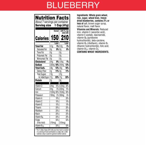 Kellogg's® Special K Blueberry Cereal Perspective: top