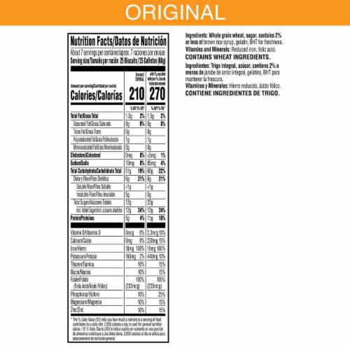 Kellogg's® Frosted Mini-Wheats Cereal Perspective: top