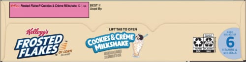 Kellogg's Frosted Flakes® Cookies & Creme Milkshake Cereal Perspective: top