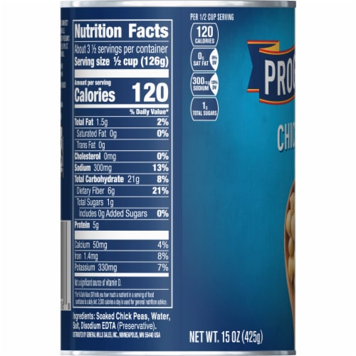 Progresso™ Chick Peas Perspective: top