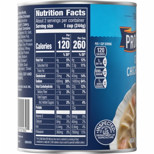 Progresso™ Traditional Creamy Chicken Noodle Soup Perspective: top