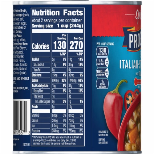 Progresso Spicy Italian Style Wedding Soup Perspective: top