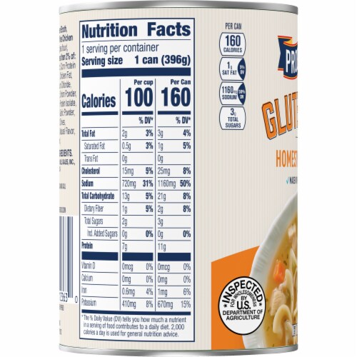 Progresso Gluten Free Homestyle Chicken Soup Perspective: top