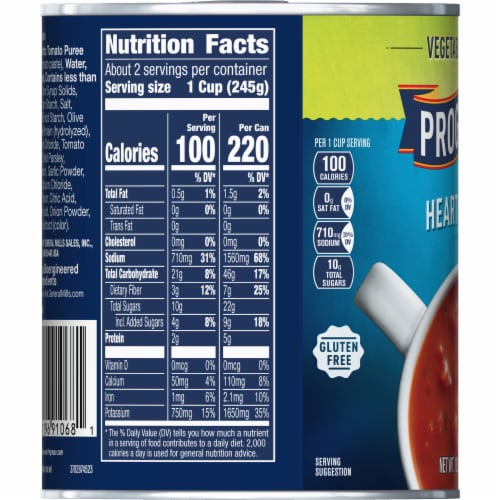 Progresso™ Vegetable Classics Gluten Free Hearty Tomato Soup Perspective: top