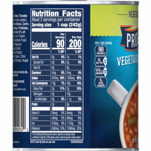 Progresso™ Vegetable Classics Vegetarian Vegetable With Barley Soup Perspective: top