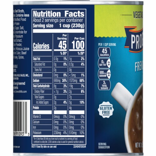 Progresso™ Vegetable Classics Gluten Free French Onion Soup Perspective: top