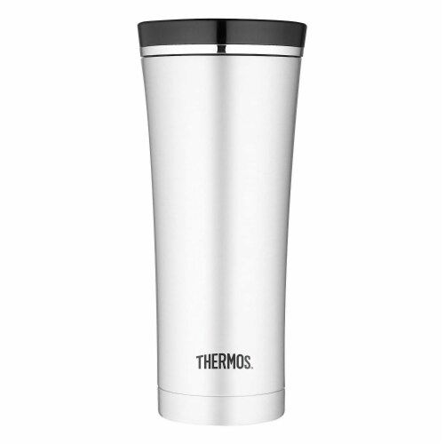 Thermos Steel Vacuumware Tumbler - Silver/Black Perspective: top