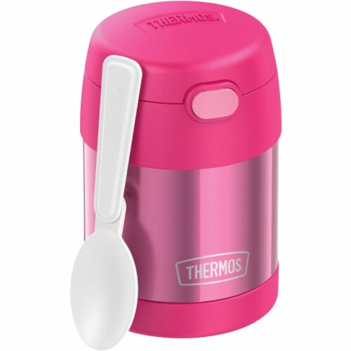 Thermos® FUNtainer® Stainless Steel Food Jar - Pink Perspective: top