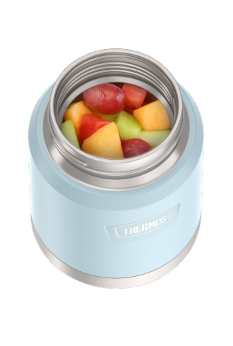 Thermos LLC Stainless Steal Food Jar with Spoon-Glacier Perspective: top