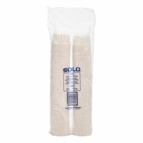 SOLO® CUP,PPR,SOUFFLE,4OZ,WH 400-2050 Perspective: top