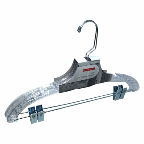 Everyday Living® Crystal Cut Suit Hangers Perspective: top