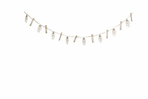 Holiday Home® Bones Garland - White Perspective: top