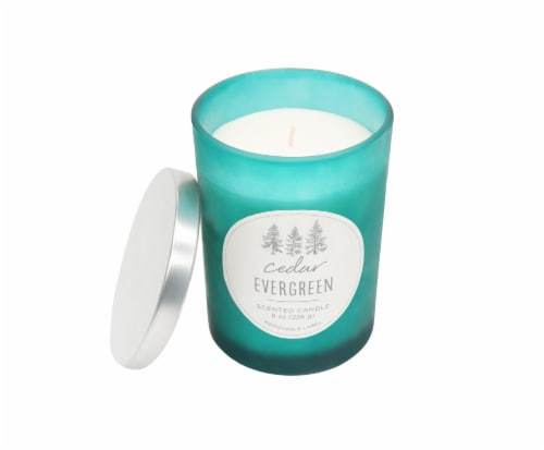 HD Designs Jar Candle Cedar Evergreen Perspective: top