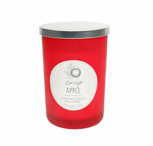 HD Designs Candle Jar Crisp Apple Perspective: top