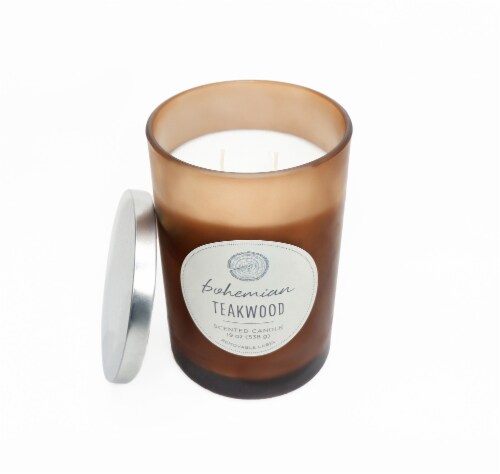 HD Designs Jar Candle - Bohemian Teakwood Perspective: top