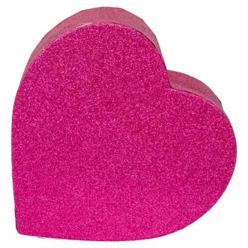 Holiday Home® Large Heart Gift Box - Pink Perspective: top