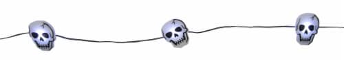 Holiday Home® 20 LED Skull String Lights - White Perspective: top