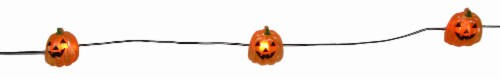 Holiday Home® 20 LED Pumpkin String Lights - Orange Perspective: top