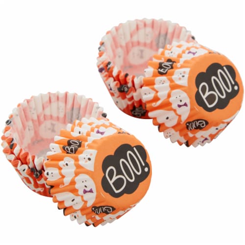 Holiday Home Cupcake Liners - Ghost Perspective: top