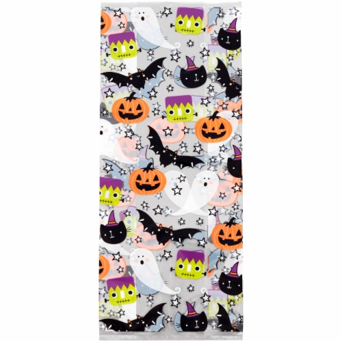 Holiday Home Treat Bags and Ties - 20 Pack Perspective: top