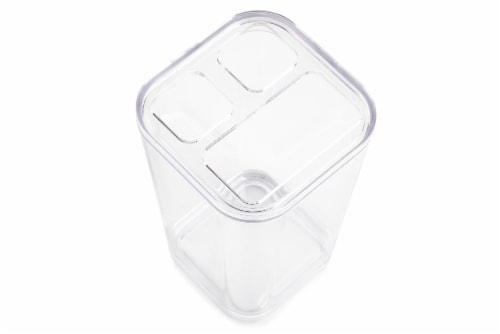 Everyday Living Toothbrush Holder - Clear Perspective: top