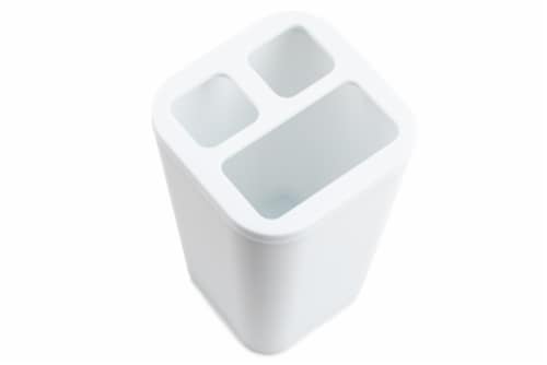 Everyday Living Living Toothbrush Holder - White Perspective: top