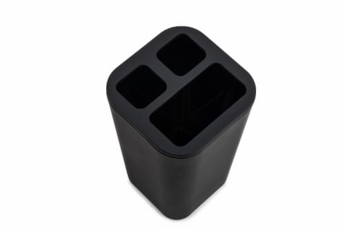 Everyday Living Toothbrush Holder - Black Perspective: top