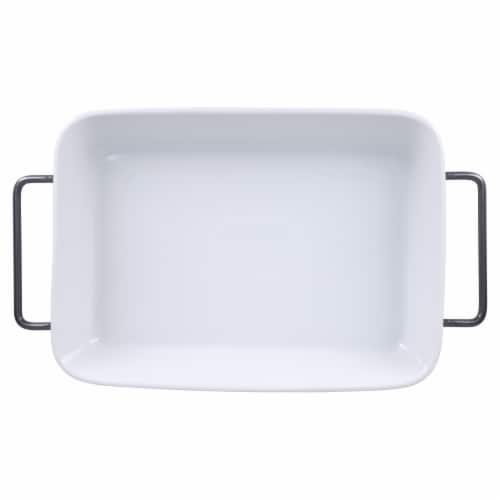 Dash of That Rectangle Baker with Metal Rack Perspective: top