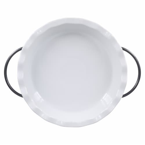 Dash of That Pie Dish with Rack Perspective: top