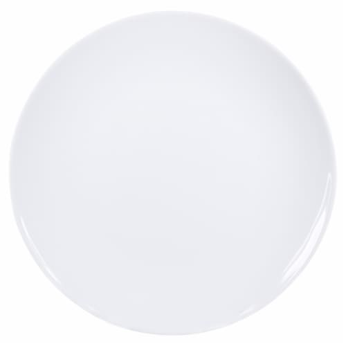 Dash of That Coupe Dinner Plate - White Perspective: top