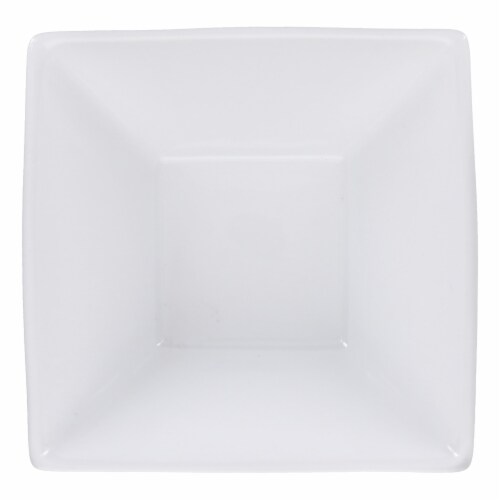 Dash of That™ Broadway Square Flare Bowl - White Perspective: top
